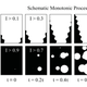 Parts of an image that appear blurry actually contain sufficient data to reproduce multiple frames of a phenomenon in motion.